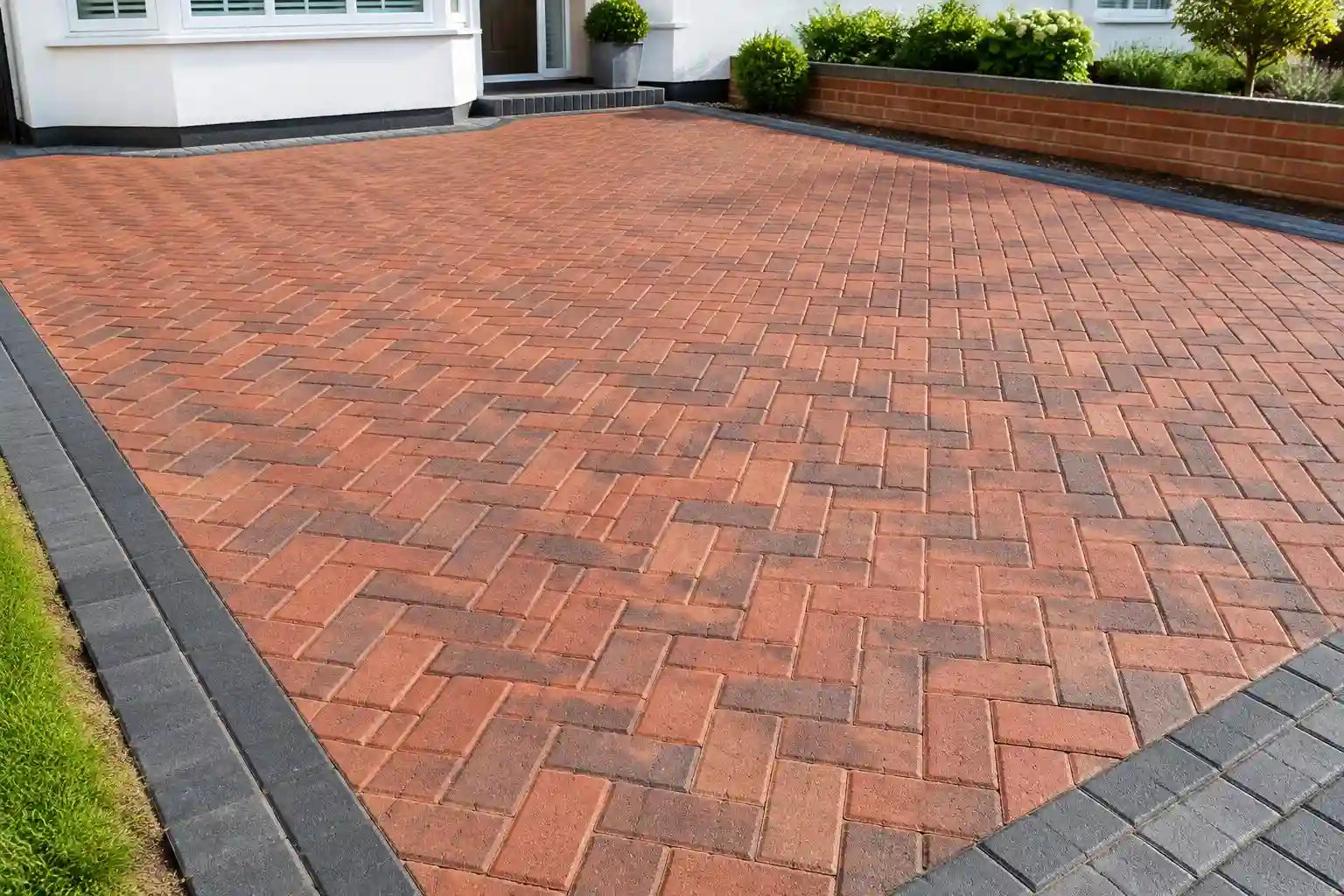 Block paving driveway installed by Driveline Paving Services